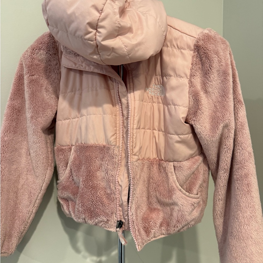 Girls North Face Pink Fleece Jacket